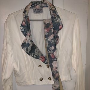 La Belle vintage jacket w/ matching belt size 13